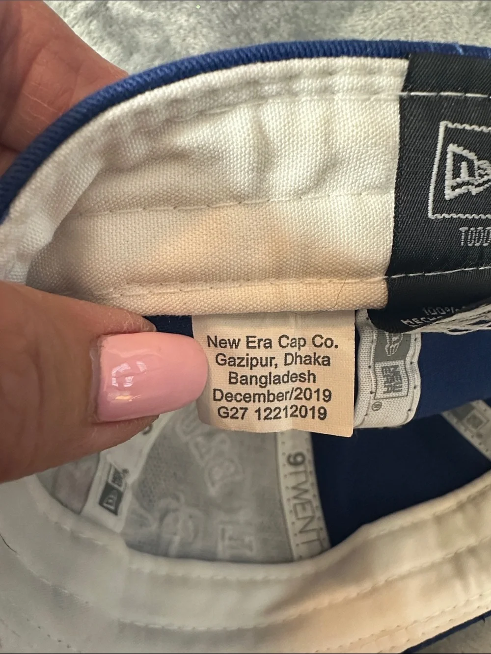 EUC New Era Toddler Baseball Cap - Royal Blue and White Lil Blue Jays Fan